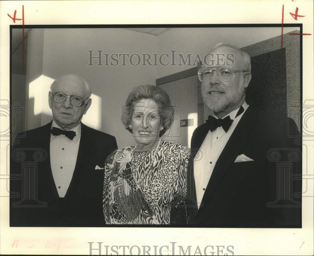 1990 Press Photo Guests at the Freeman Business School event- Historic Images