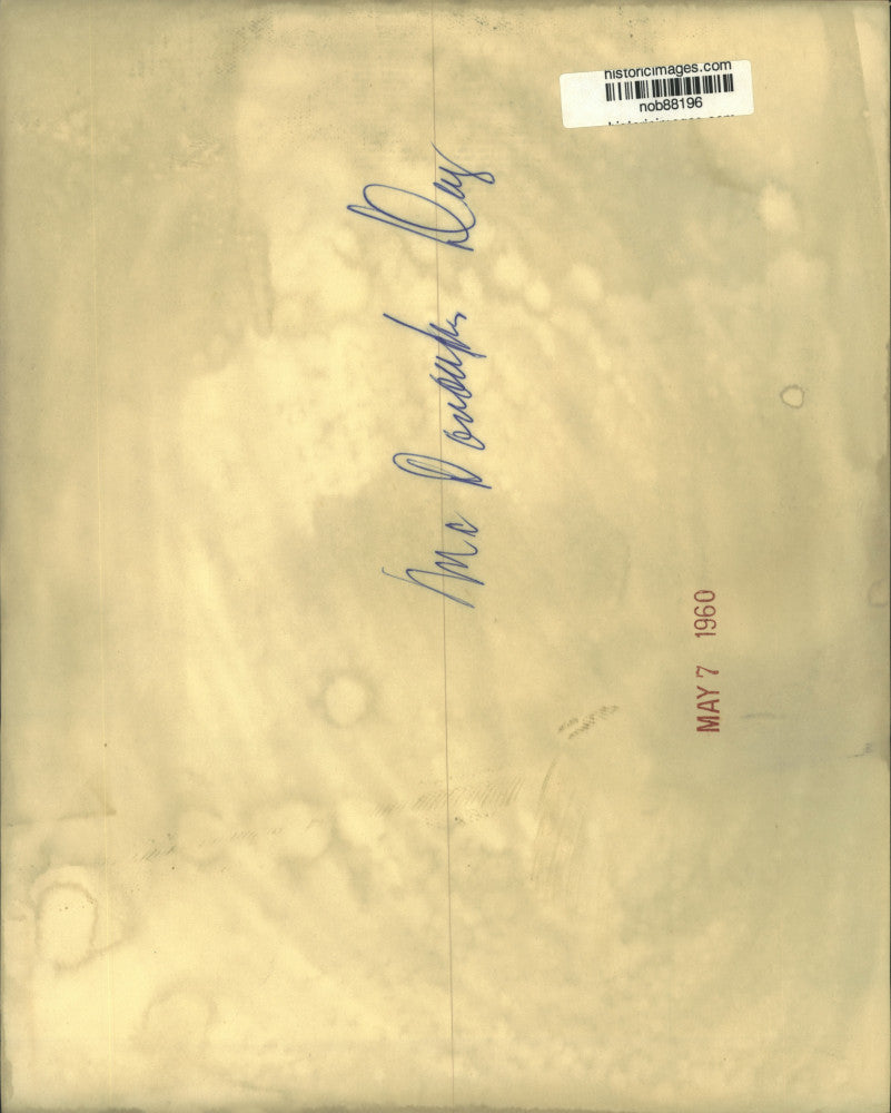 1960 Press Photo Students line up during McDonough Day - nob88196