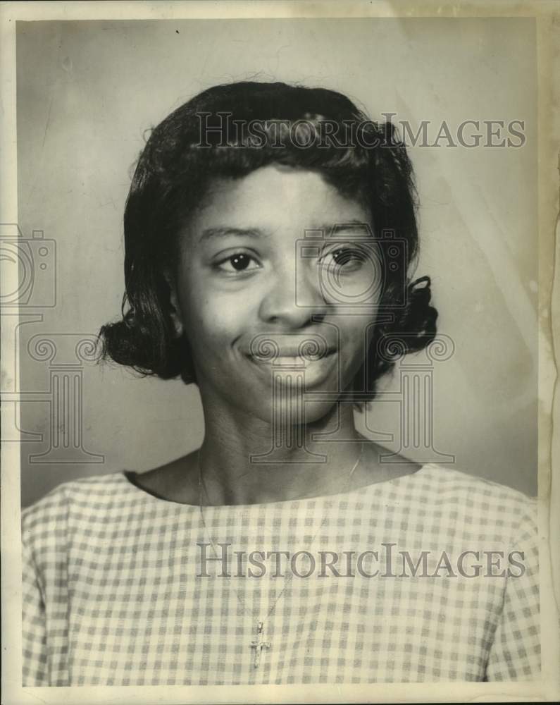 1960 Press Photo Jacquelyn McMillan, student at McDonogh No. 35 Senior High- Historic Images