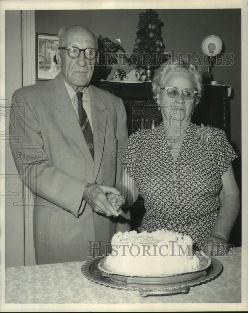 1968 Press Photo Mr. &amp; Mrs. Philip Menendez celebrated 60th wedding anniversary- Historic Images