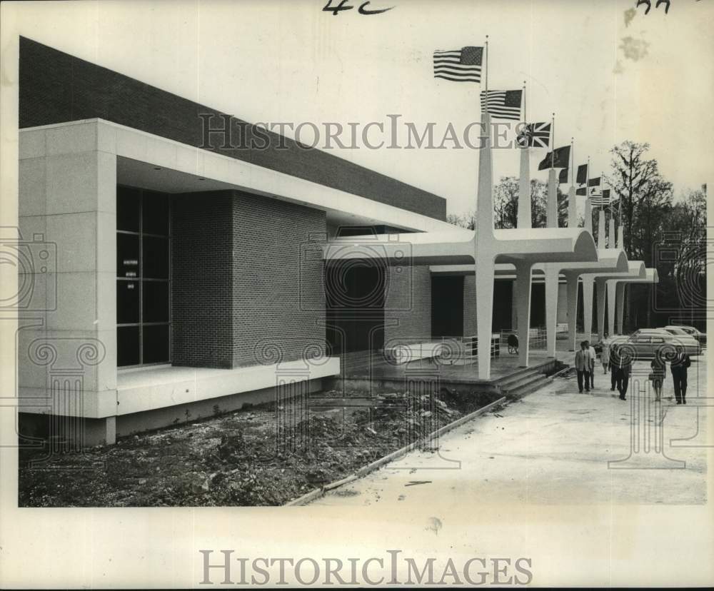 1964 Press Photo New Morgan City Municipal Auditorium ready for dedication- Historic Images