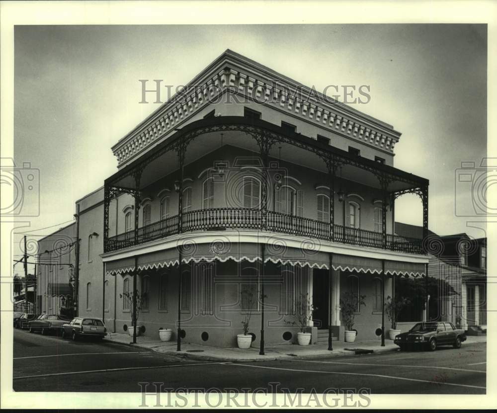 1985 Press Photo Menefee&#39;s Restaurant, Nightclub And Health Club, New Orleans- Historic Images