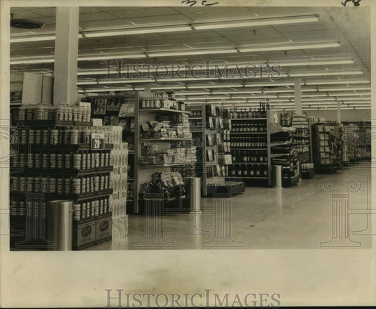 1962 Press Photo Section of New Nicholson Super Mart Number Two - nob88964- Historic Images