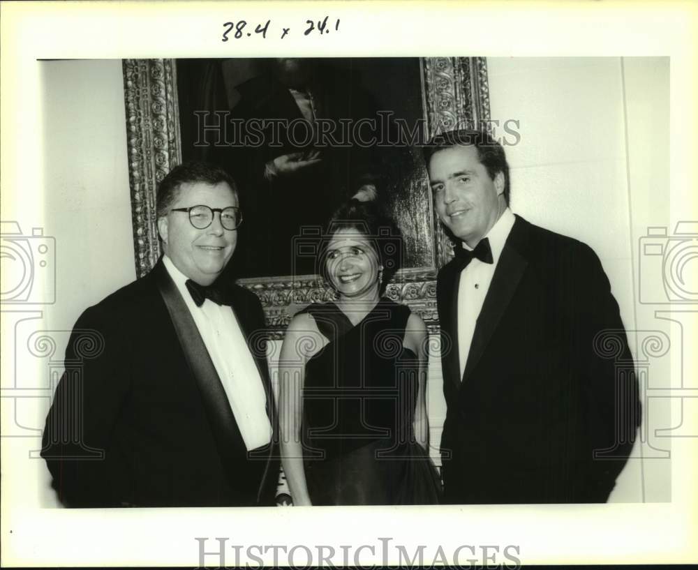 1993 Press Photo Odyssey Ball - John Bullard, Lynne McMillan, Rick McMillan