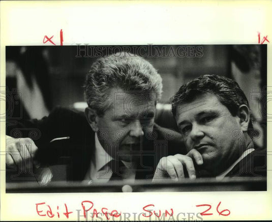 1990 Press Photo Ed Muniz, Captain of Endymoin of Kenner- Historic Images