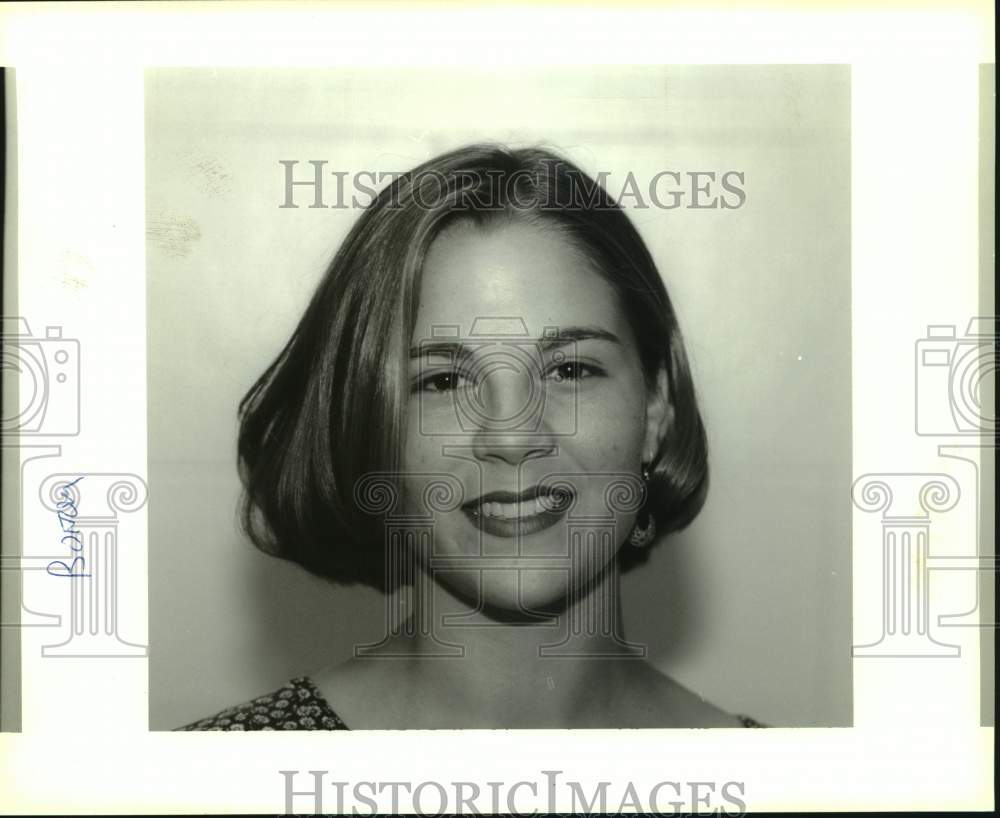 1995 Press Photo Kelly VanderMeer Of McMain High, Member All-Metro Prep Team- Historic Images