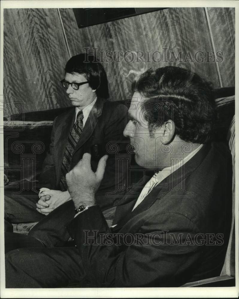 1973 Press Photo New Parish Prison Penologist David Musacchio with Sheriff Hyde- Historic Images