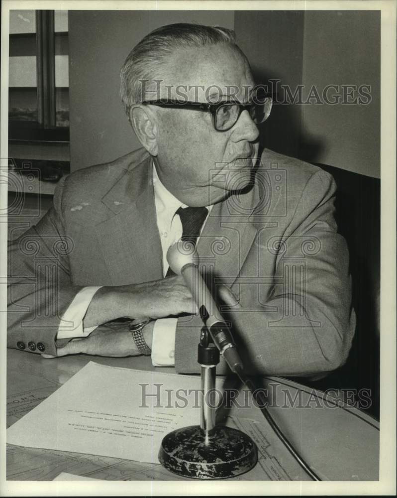 1972 Press Photo Richard B. Montgomery, President Of The Dock Board, New Orleans- Historic Images