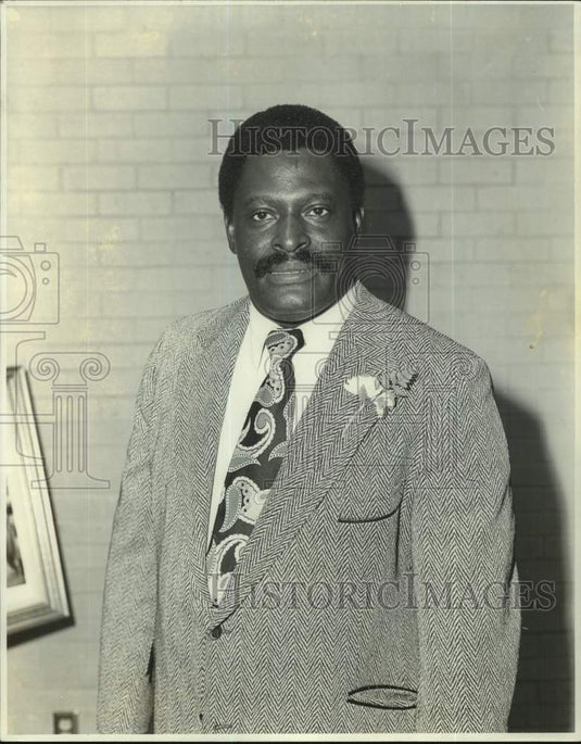 1977 Press Photo Mr. Willie Montgomery, Dryades Street YMCA- Historic Images