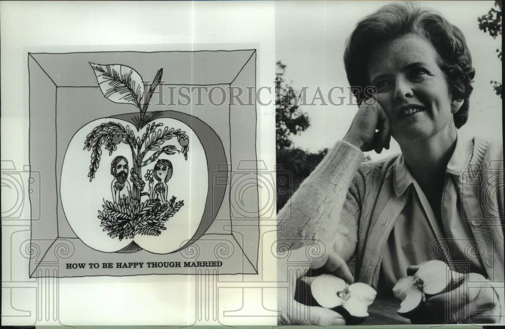 1965 Press Photo Joyce Kissock Lubold author of This Half of the Apple is Mine- Historic Images