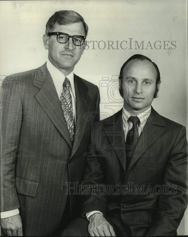 1973 Press Photo Stanley Muller with his partner William Sizeler in New Orleans- Historic Images