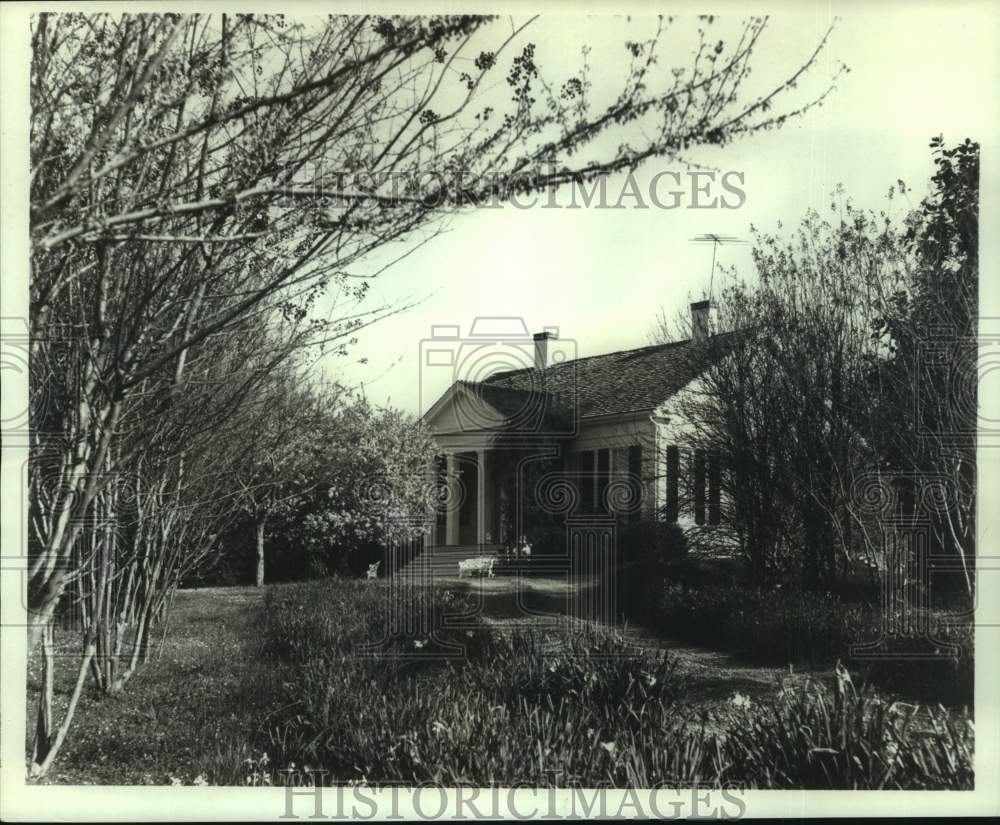 1971 Press Photo General view of fully restored Myrtle Hill, home of Ray Oden- Historic Images