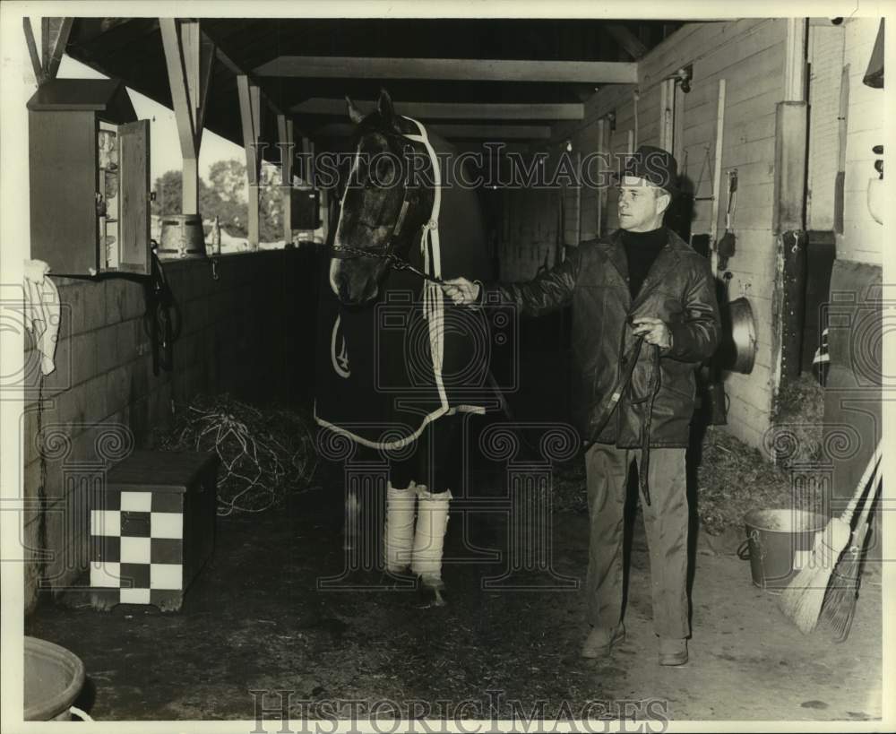 1968 Press Photo Horse trainer Lee Mosshacher- Historic Images