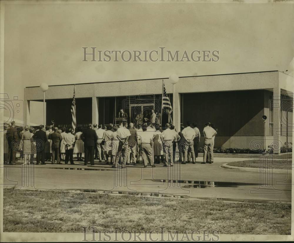 1967 Press Photo Dedication ceremonies held for Division of Mosquito Control- Historic Images