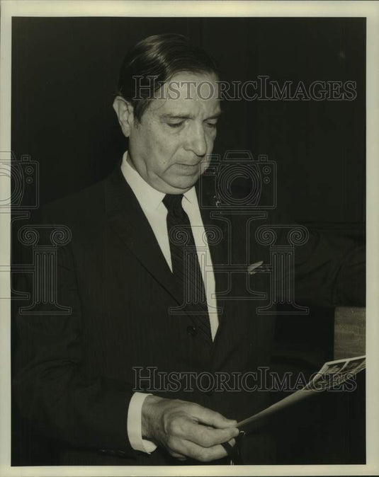 1968 Press Photo Dr. Jose Mora, Consul General Of Costa Rica - nob90747