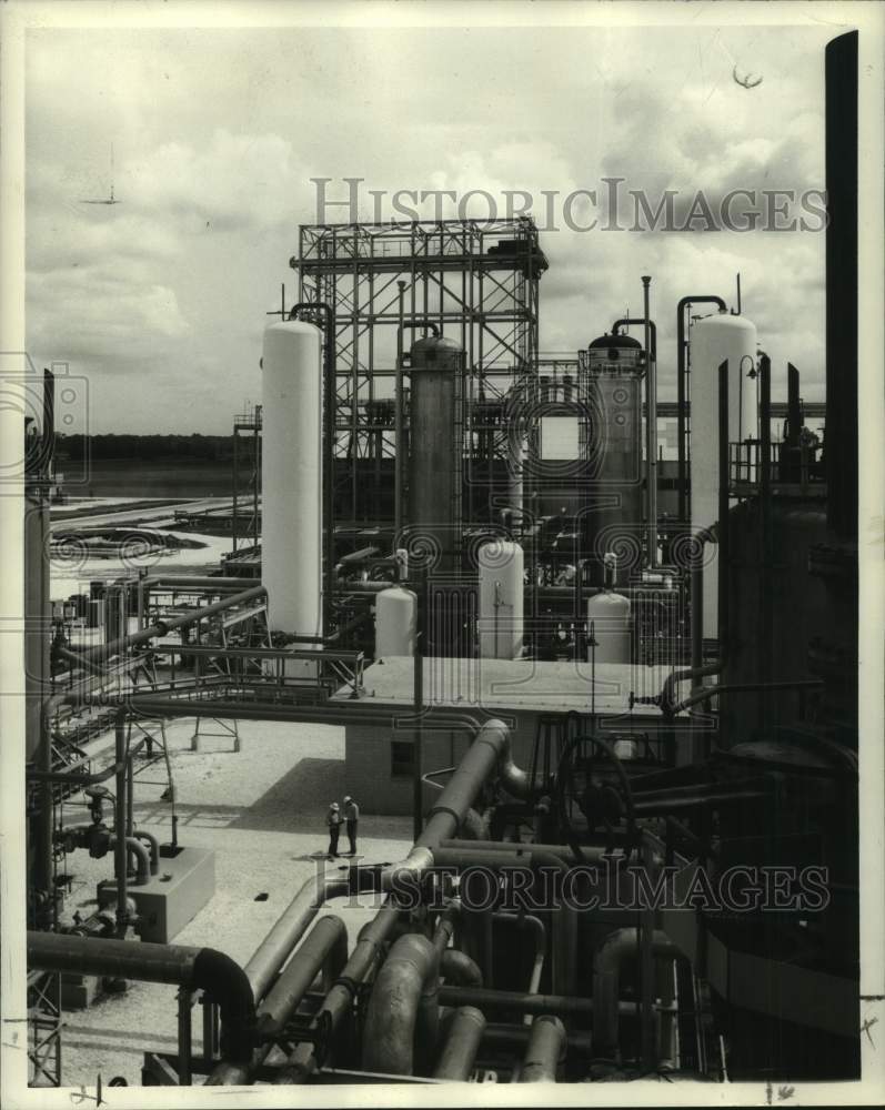 1960 Press Photo General view of Monsanto&#39;s Barton Plant in Luling, Louisiana- Historic Images