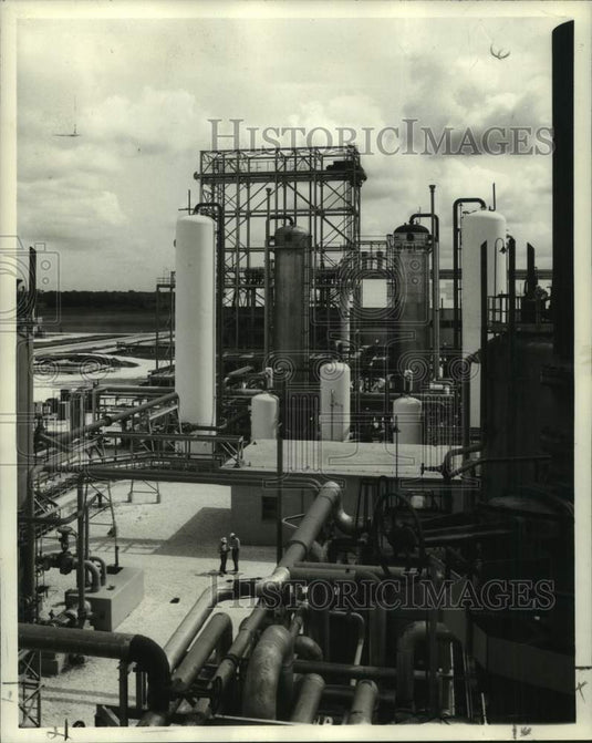 1960 Press Photo General view of Monsanto's Barton Plant in Luling, Louisiana- Historic Images
