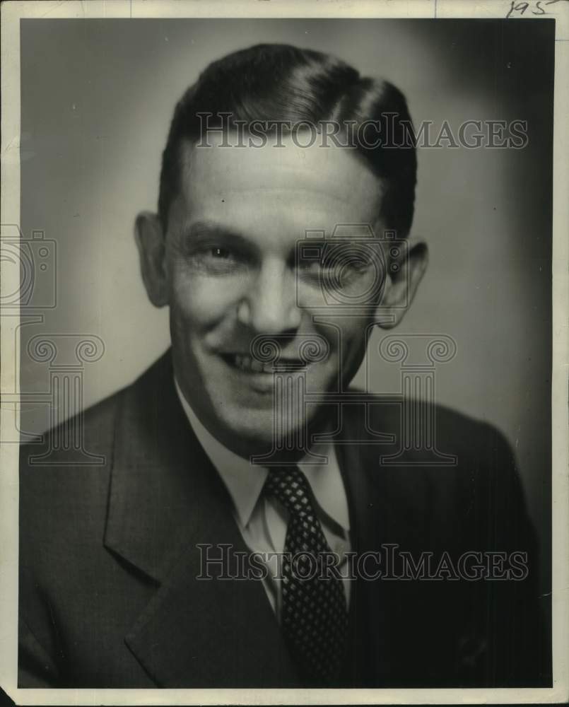 1949 Press Photo A. Brown Moore candidate for Commission Council New Orleans- Historic Images