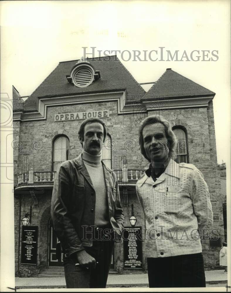 1974 Press Photo David Morelock, Bodo Igesz will stage work for N.O. Opera- Historic Images