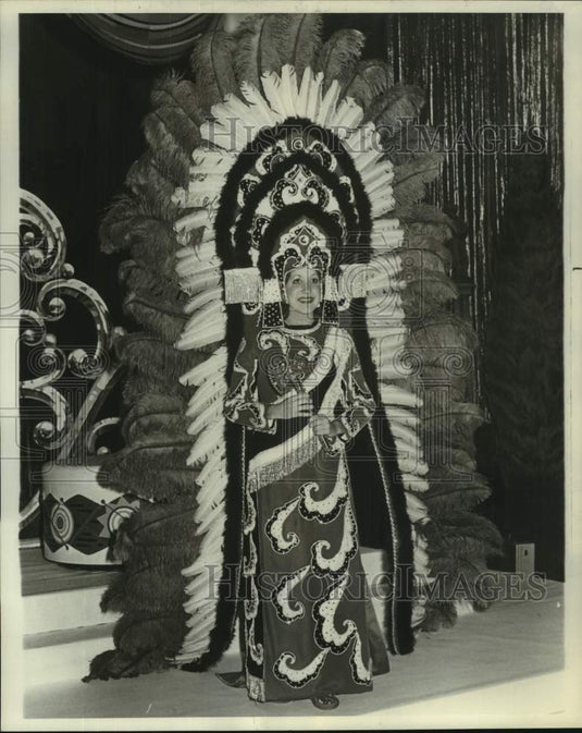 1978 Press Photo Cara Jeanne Mothe, Carnival Ball of Krewe of Chief Choctaw