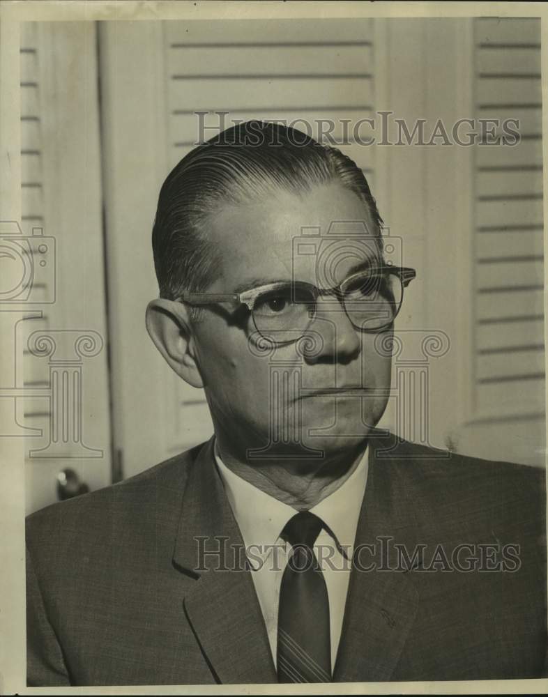 1965 Press Photo Ashton J. Mouton, Collector Of Revenue, State Of Louisiana