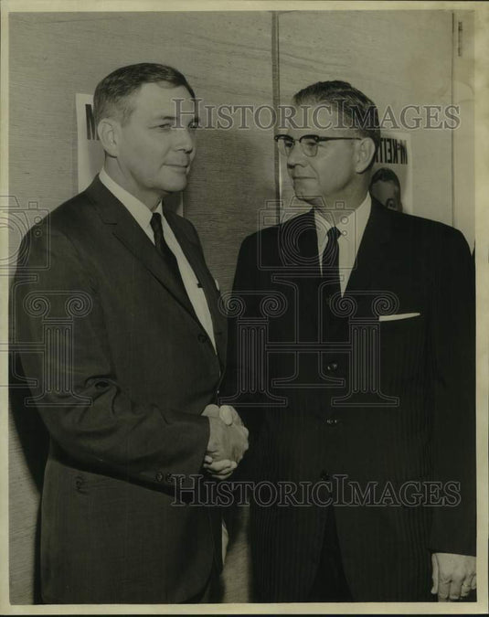 1963 Press Photo Gubernatoirial Candidate John J. McKeithen, Ashton Mouton