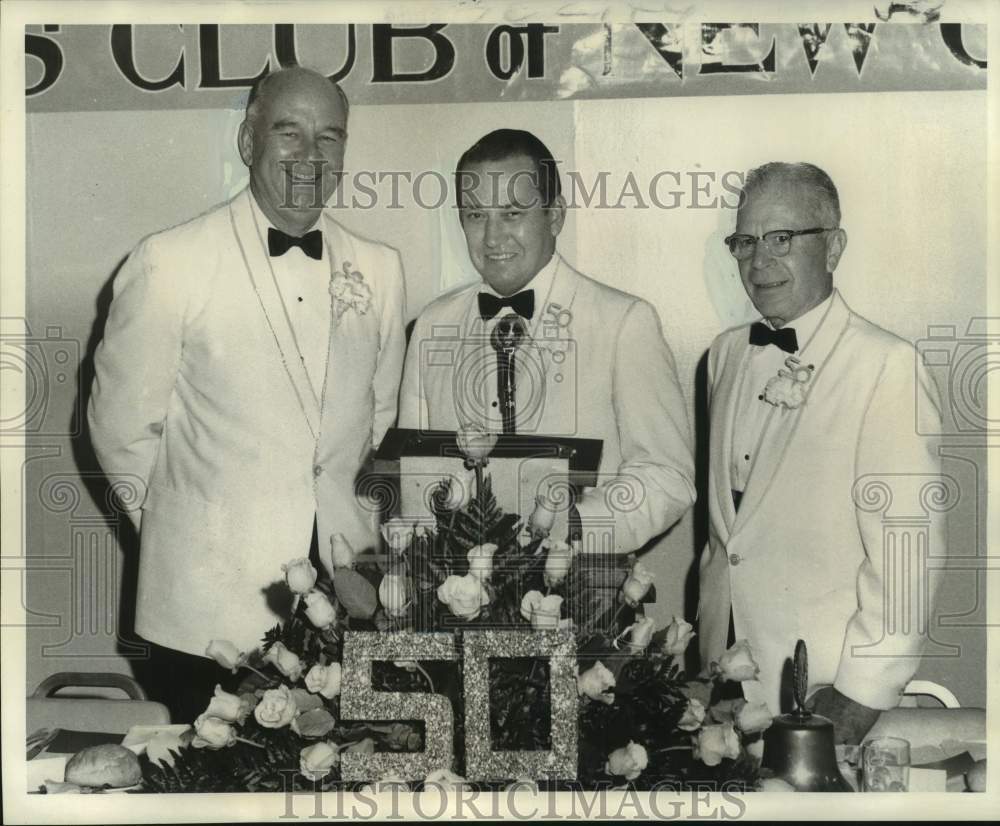1969 Press Photo Officers, 50th anniversary of Kiwanis Club of New Orleans