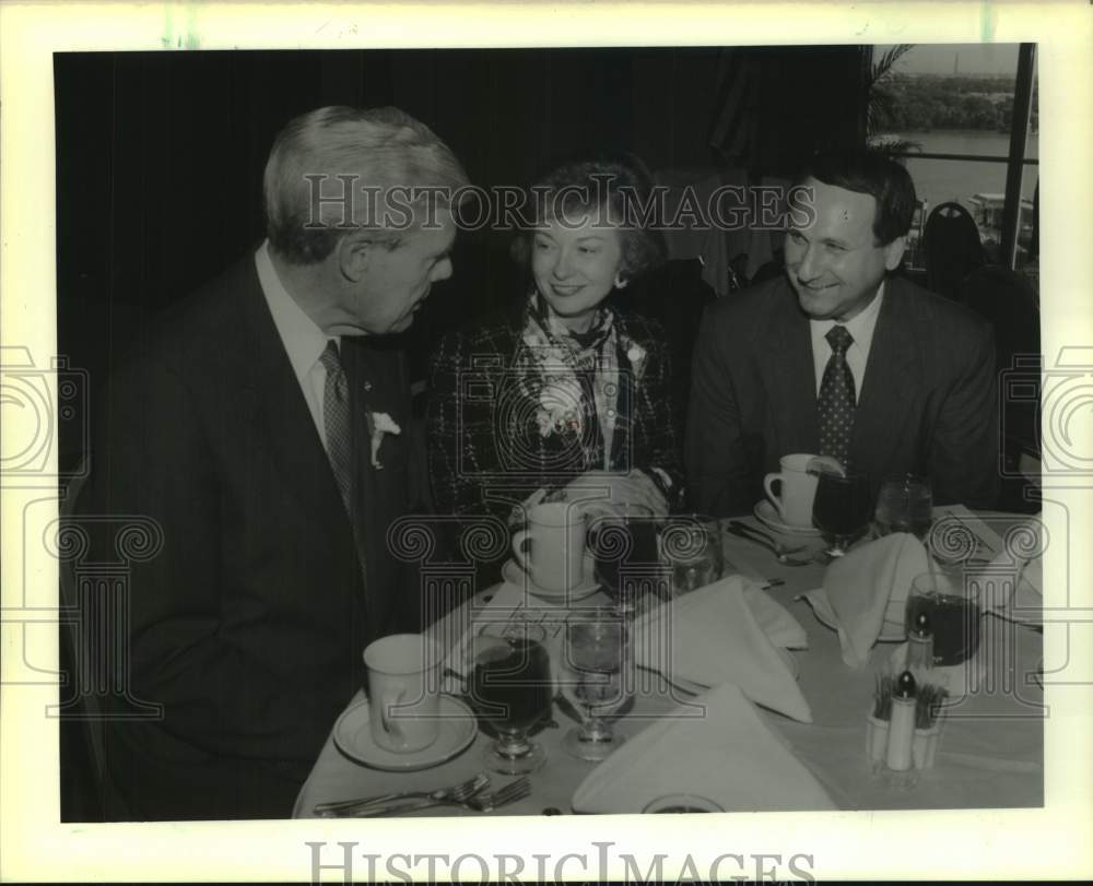 1989 Press Photo Attendees of National Philanthropy Day- Historic Images