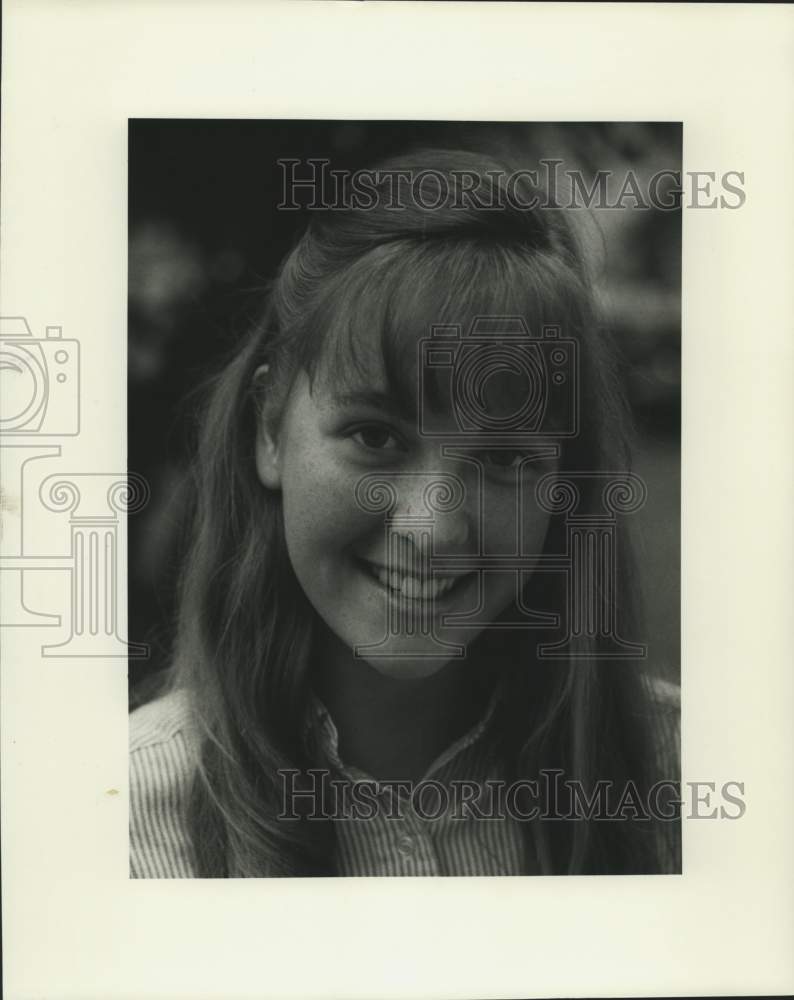 1984 Press Photo Marly Newbrough, sophomore- Historic Images