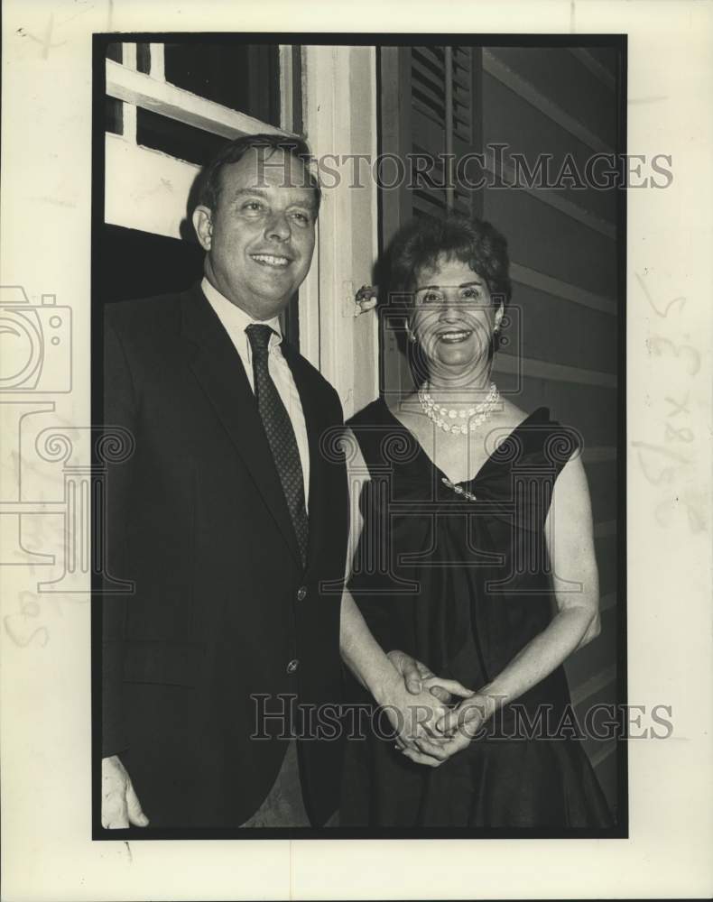 1989 Press Photo Kenneth Newberger, Jeanne Bruno at Cynthia Gregory Party- Historic Images