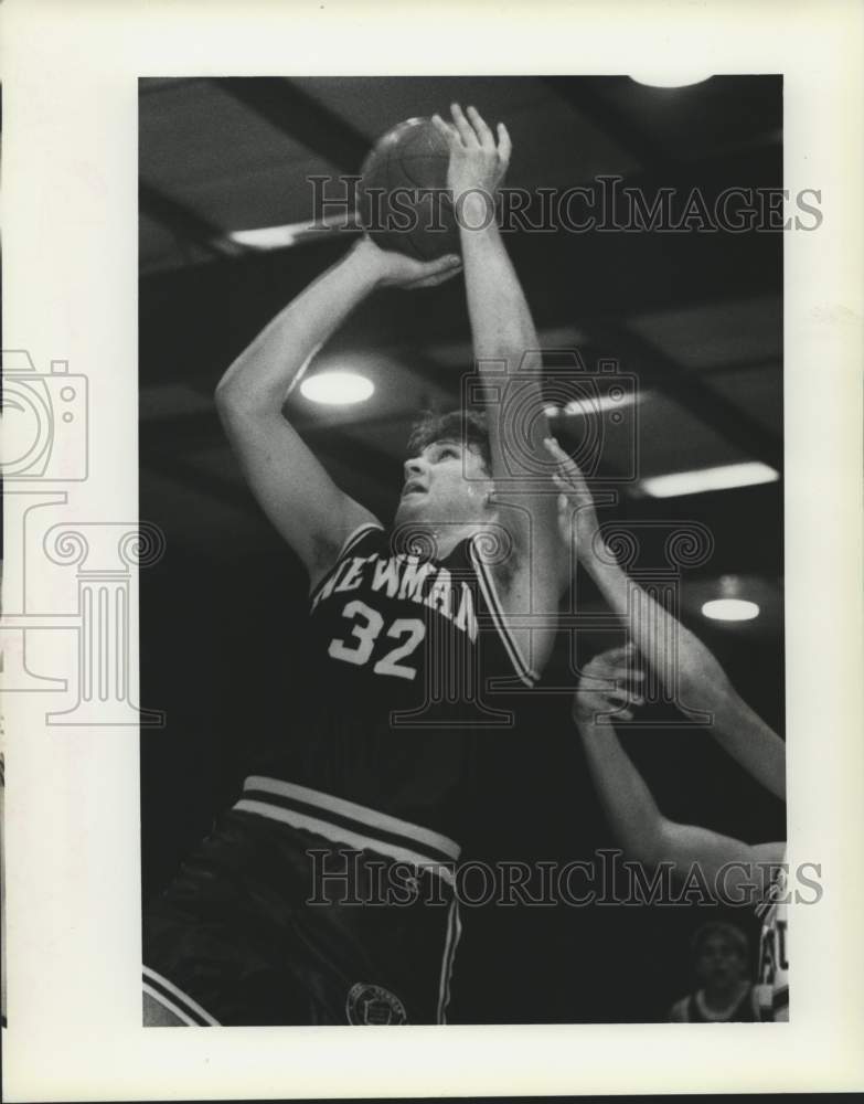 Press Photo New Orleans Newman Basketball player- Historic Images