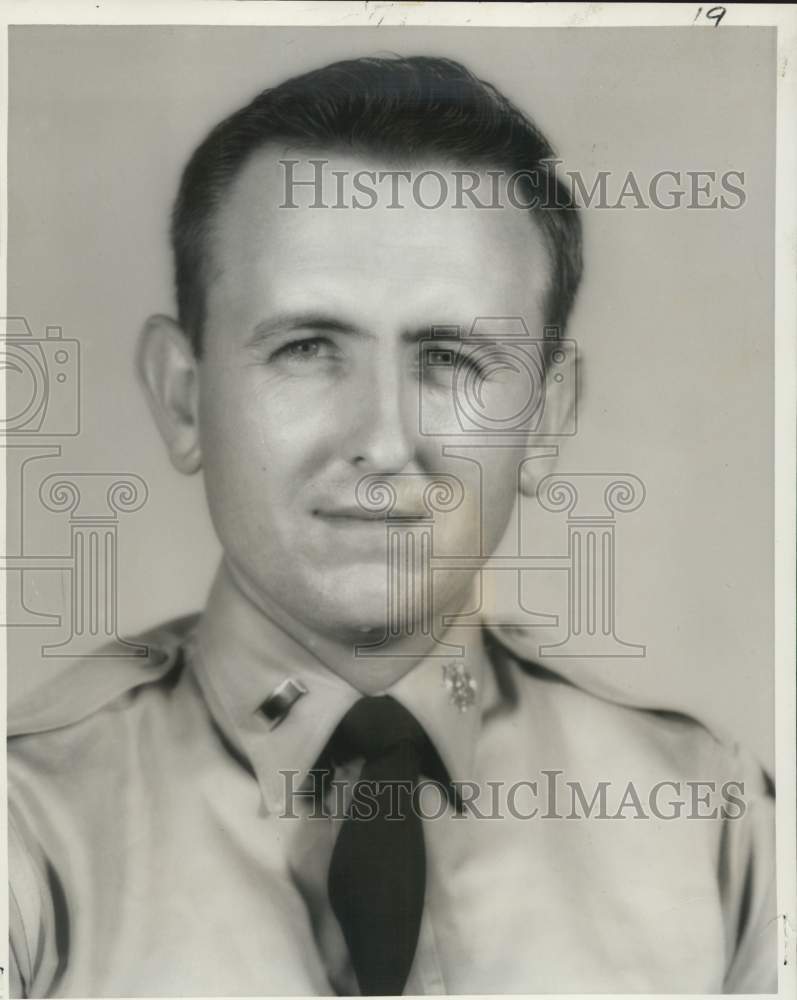 1960 Press Photo Lieutenant James W. Moore from Monroe - nob92560- Historic Images