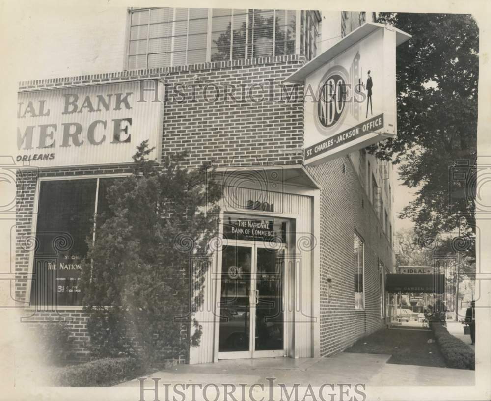 1965 Press Photo National Bank of Commerce building at St. Charles-Jackson- Historic Images