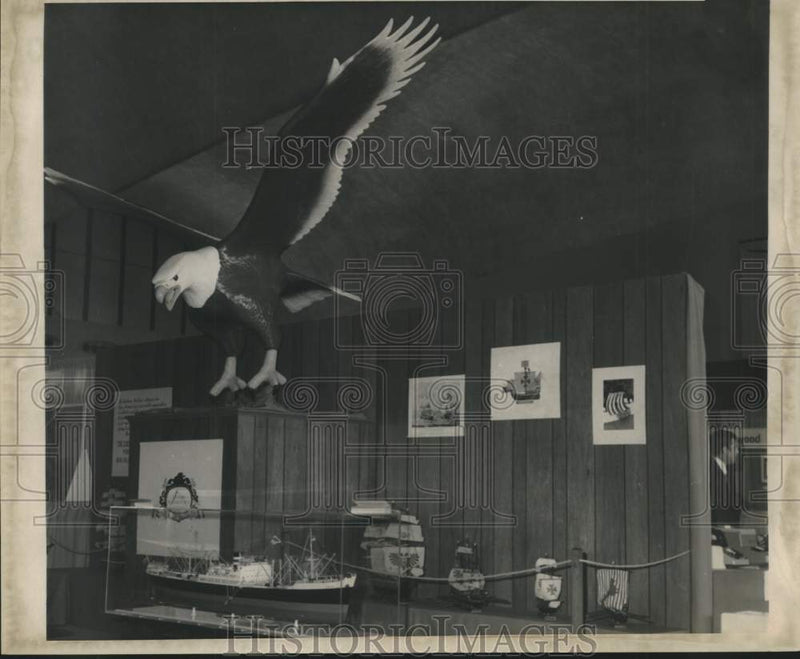 Load image into Gallery viewer, 1969 Press Photo Models of ships at the World Trade Exhibit in Rivergate
