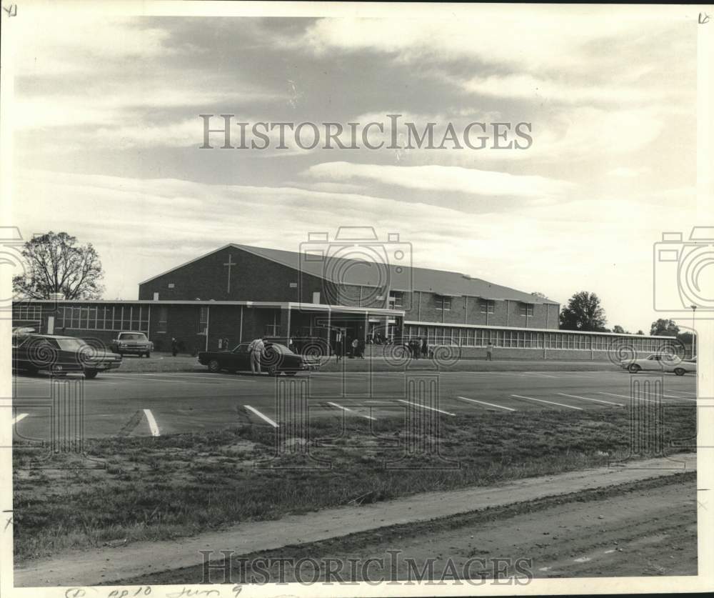 1968 Press Photo Natchitoches&#39; new shelter school, St. Mary&#39;s parochial- Historic Images