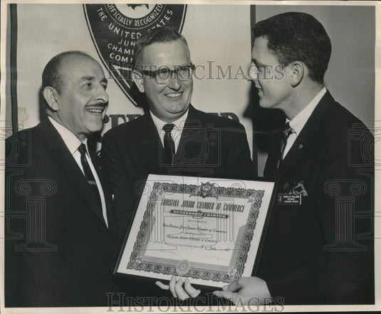 1963 Press Photo N.O. East Junior Chamber of Commerce Charter & Install Banquet- Historic Images