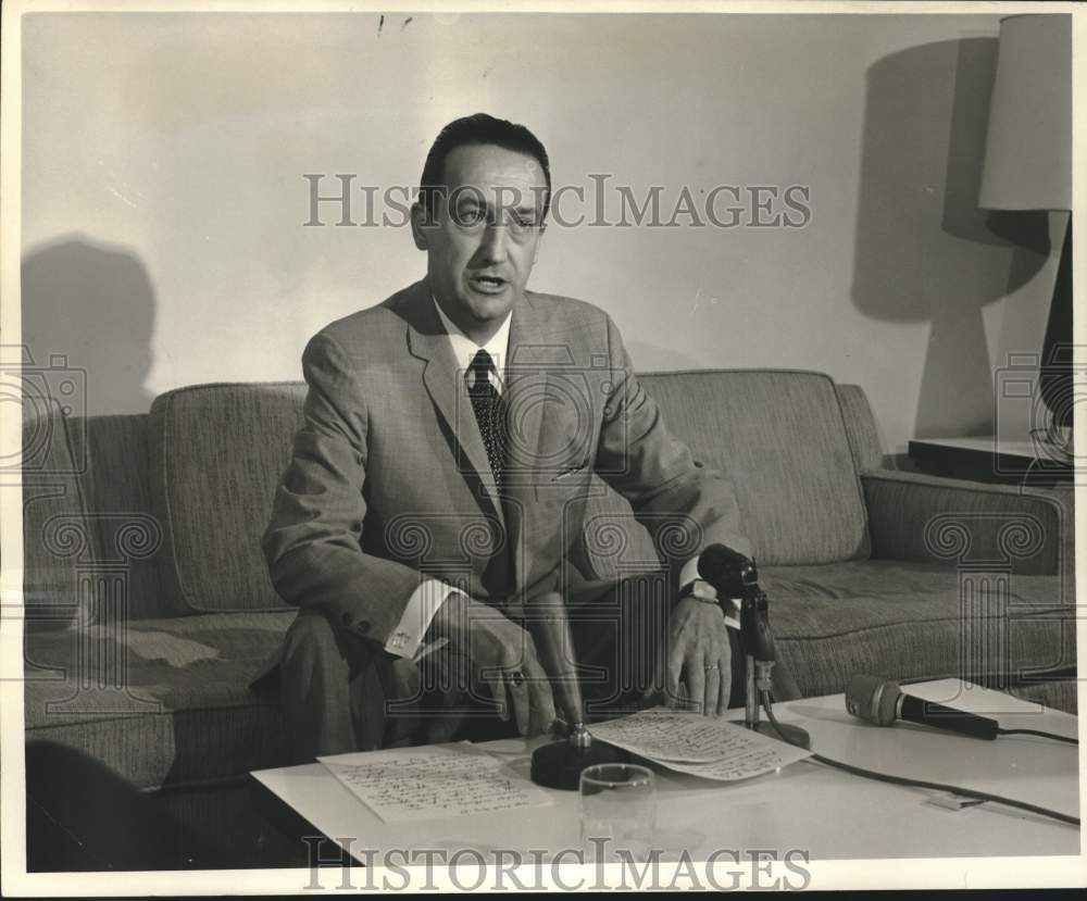 1967 Press Photo James Moore, vice-chairman of Louisiana Board of Highways- Historic Images