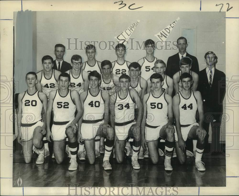 1965 Press Photo The Country Day Cajuns defended District 14-B championship