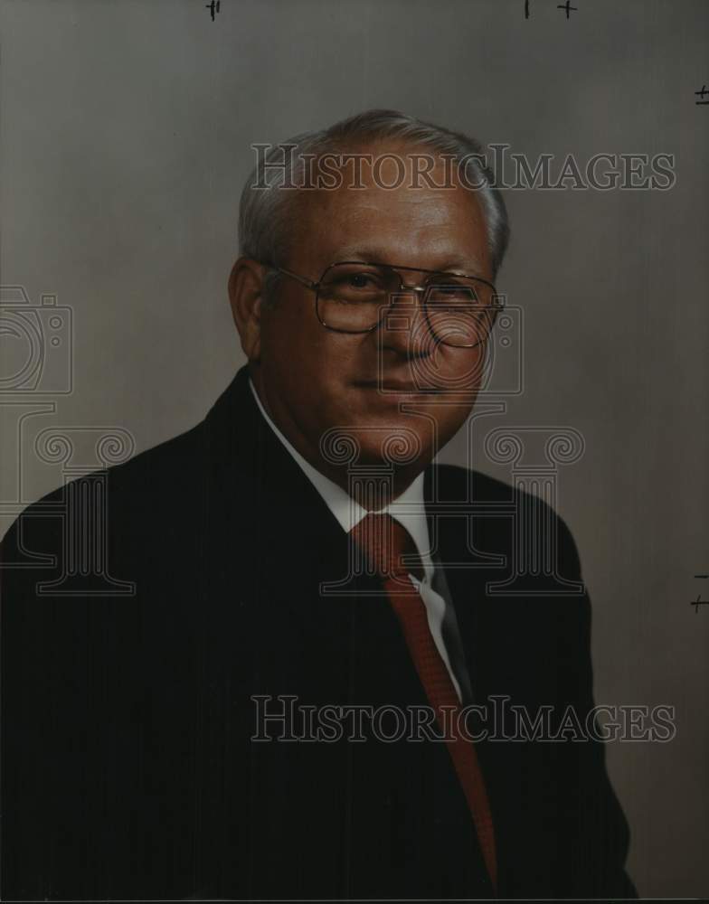 Press Photo John Wayne Melancon, running St. Charles Council Division B