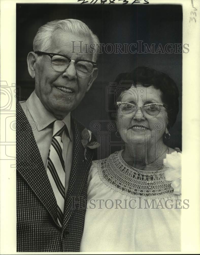 1979 Press Photo Mr. &amp; Mrs. Mike Melazzo, celebrating golden wedding anniversary- Historic Images