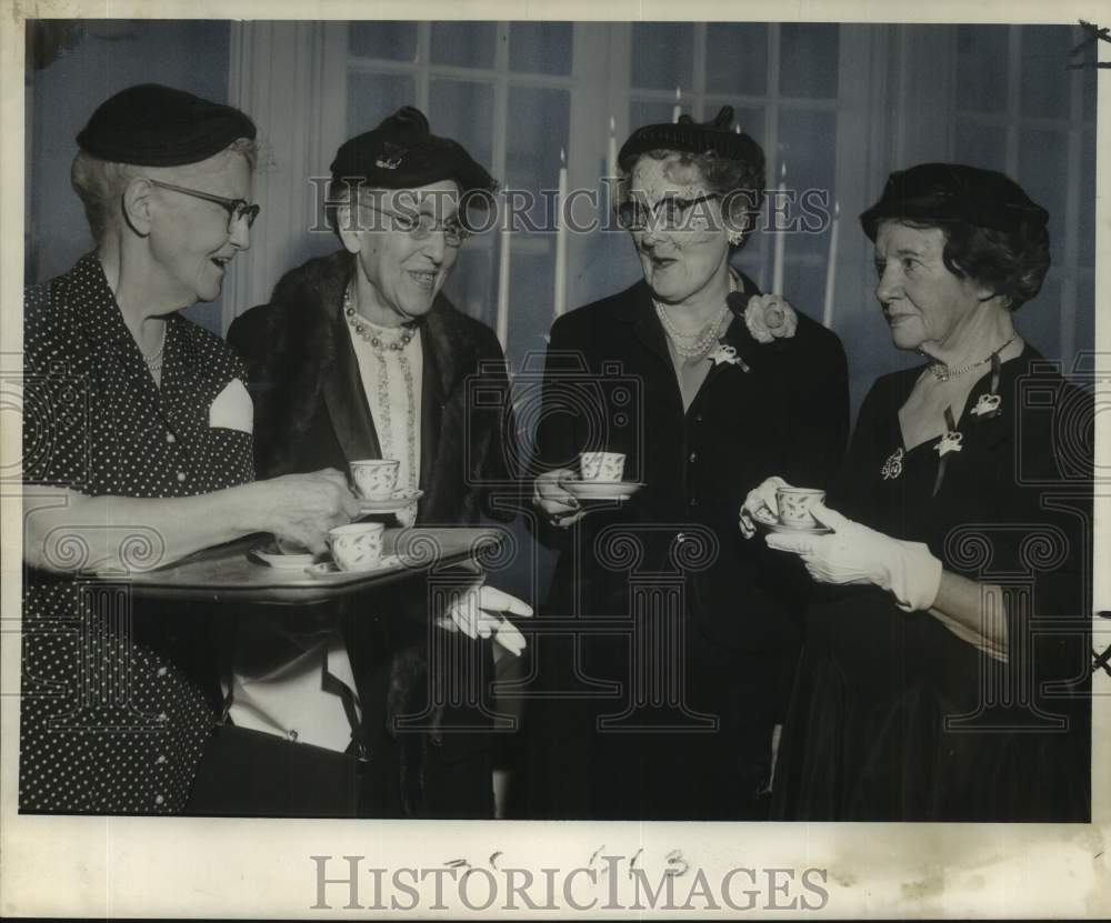 1955 Press Photo Young Women&#39;s Christian Association centennial celebration