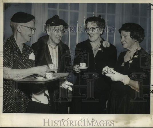 1955 Press Photo Young Women's Christian Association centennial celebration