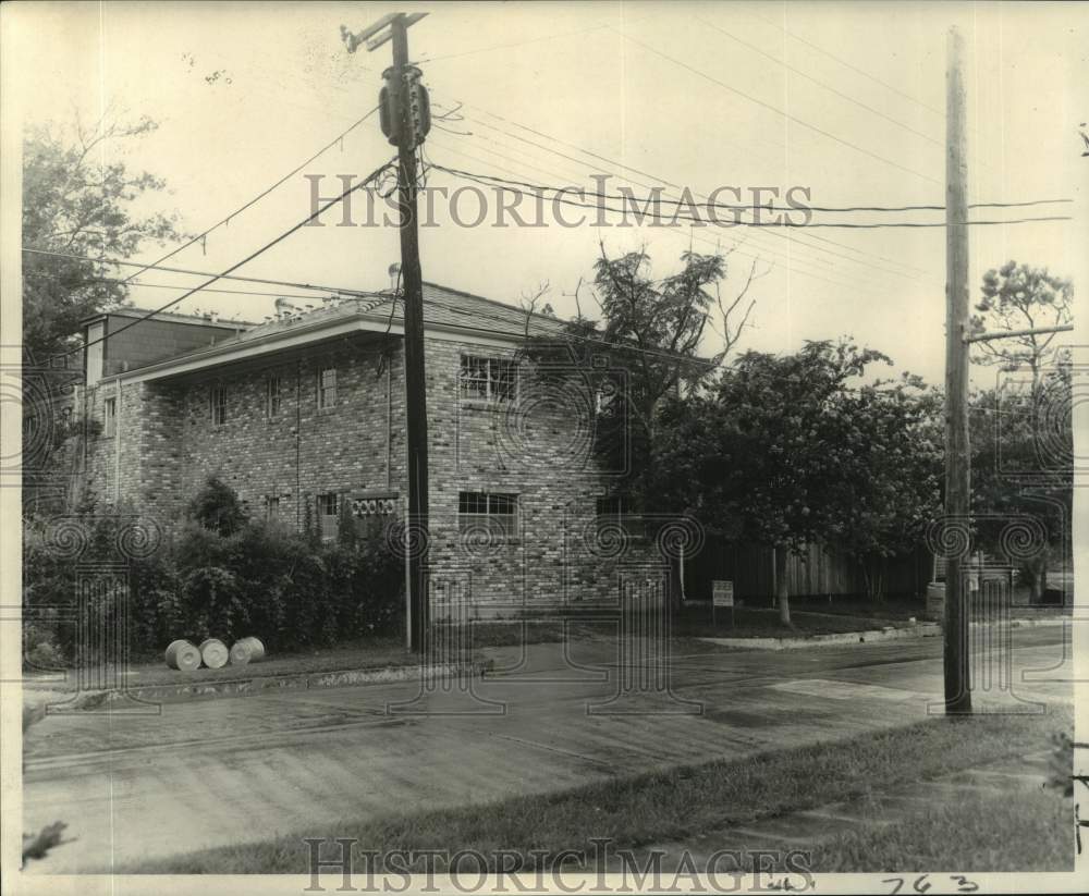 1965 Press Photo Metairie Club Garden apartment buildings in Duplessis, Metairie- Historic Images