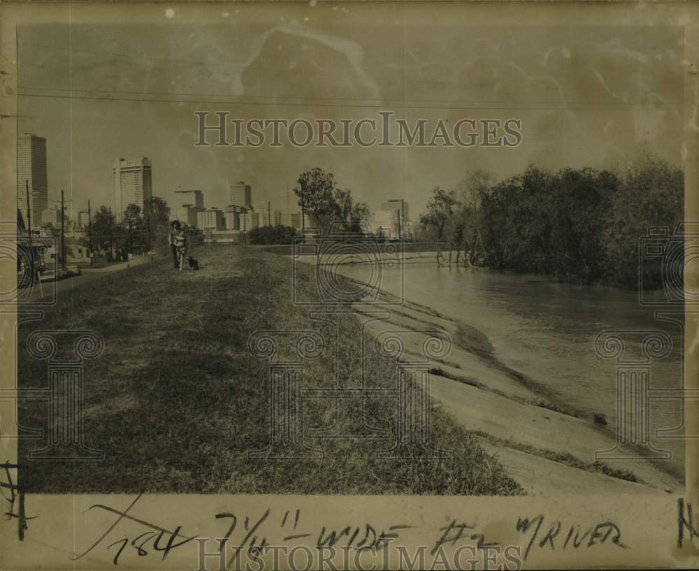 1973 Press Photo Mississippi River expected to crest as a result of recent rains- Historic Images