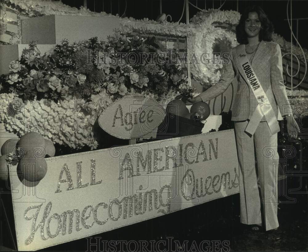 1979 Press Photo Ginja A. Mexic, reigning homecoming queen at Tulane University- Historic Images