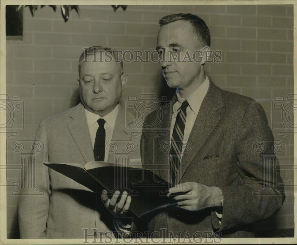 1961 Press Photo New President, Vice President, Southern Hardwood Producers, Inc- Historic Images