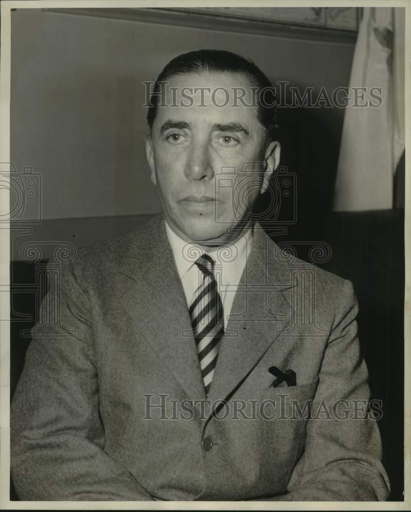 1953 Press Photo Julio de Mesquita Jr., Brazilian Publisher - nob94773