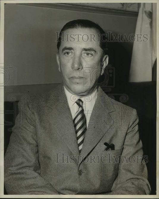 1953 Press Photo Julio de Mesquita Jr., Brazilian Publisher - nob94773