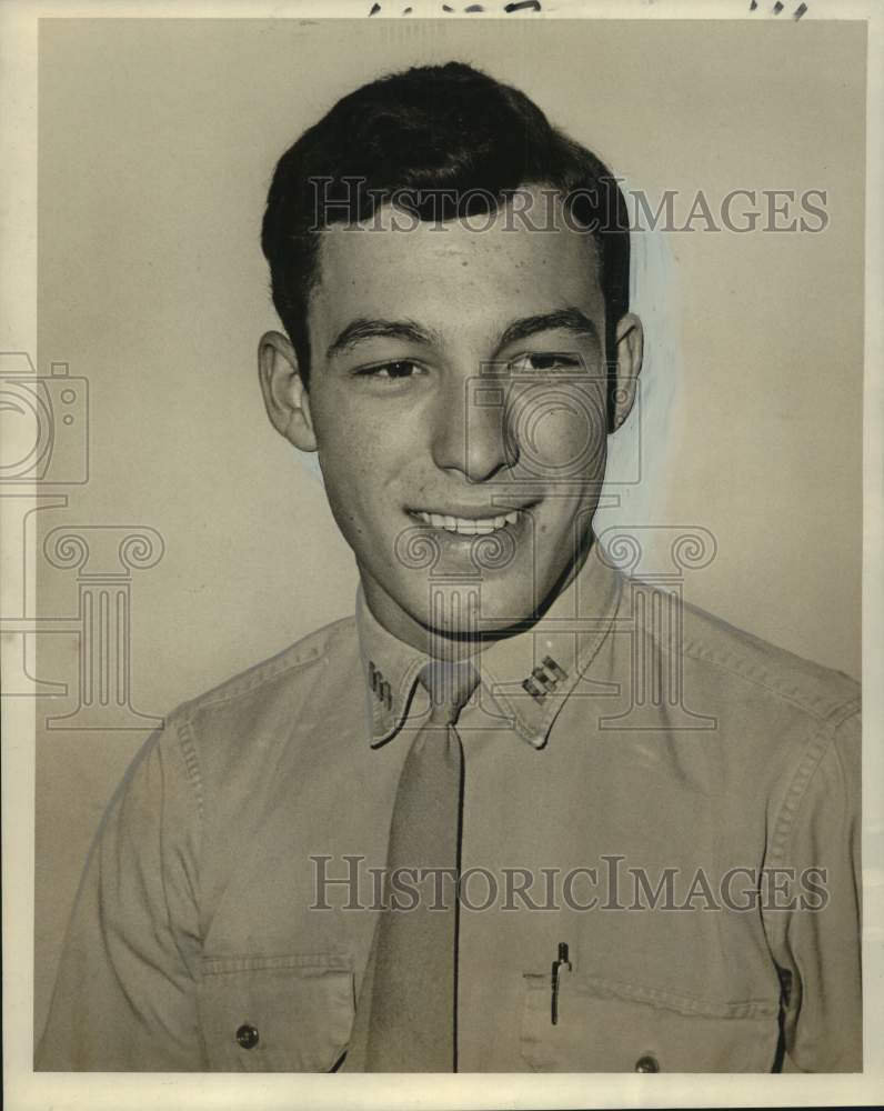 1966 Press Photo Jerry Meunier of the Teen Cancer Program campaign - nob94807