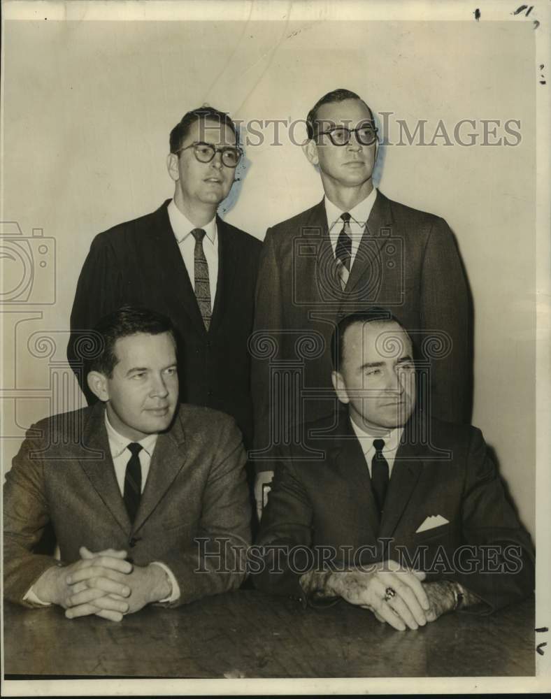 1965 Press Photo Speakers At Methodist Christian Career Clinic Focus On Christ- Historic Images